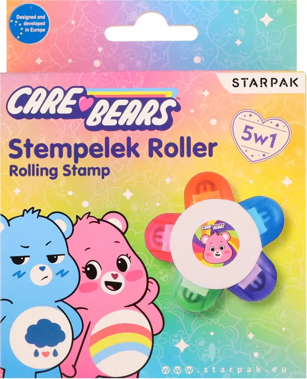 Stempelek Roller 5W1. Care Bears - tantis.pl