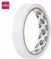 Taśma dwustronna biała 18mmx9,1m  DELI - tantis.pl