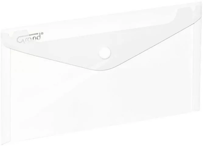 Koperta na zatrzask. Biała - tantis.pl