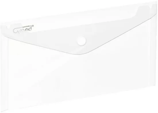 Koperta na zatrzask. Biała