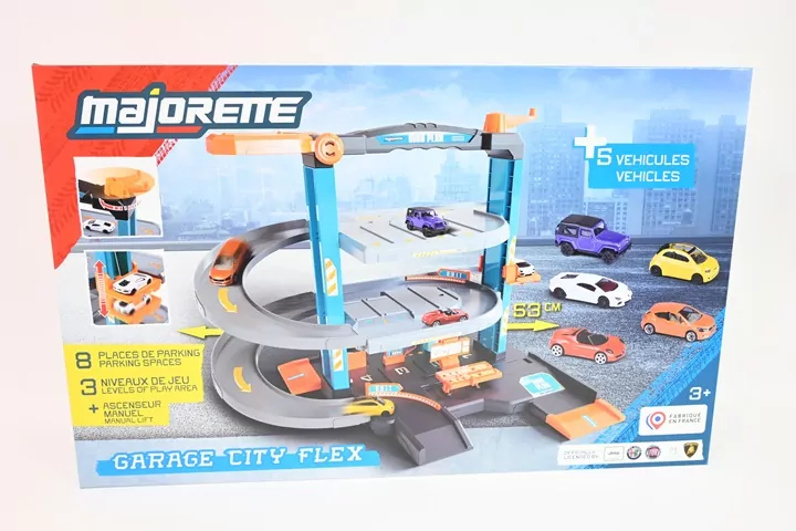 Majorette Garaż City Flex z pojazdami 5szt - tantis.pl