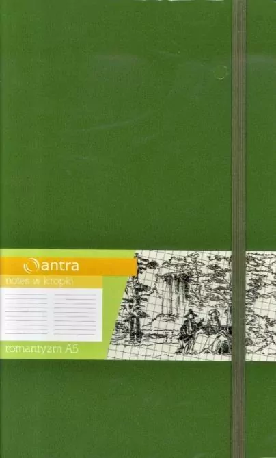 Notes A5. Kropki. Romantyzm. Khaki - tantis.pl