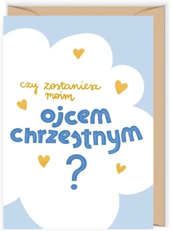 Karnet Chrzest - Rodzice Chrzestni - tantis.pl