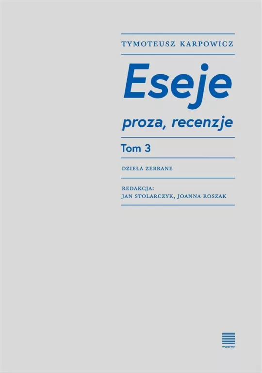 Eseje T.3 - tantis.pl