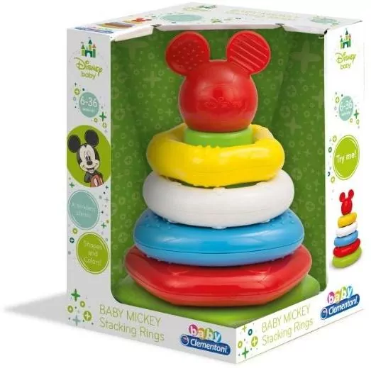 Clementoni. Kolorowa wieża. Myszka Miki. Disney 17284 - tantis.pl