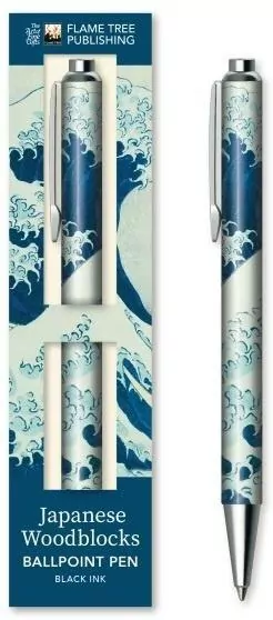 Długopis w pudełku Wielka fala w Kanagawie Hokusai - tantis.pl