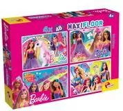 Lisciani. Puzzle 4x48 dwustronne. Maxi Barbie - tantis.pl