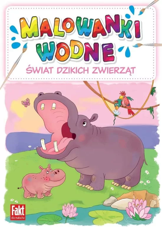 Świat dzikich zwierząt. Malowanki wodne - tantis.pl