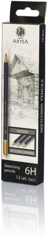 Ołówek do nauki szkicowania 6H Artea - tantis.pl