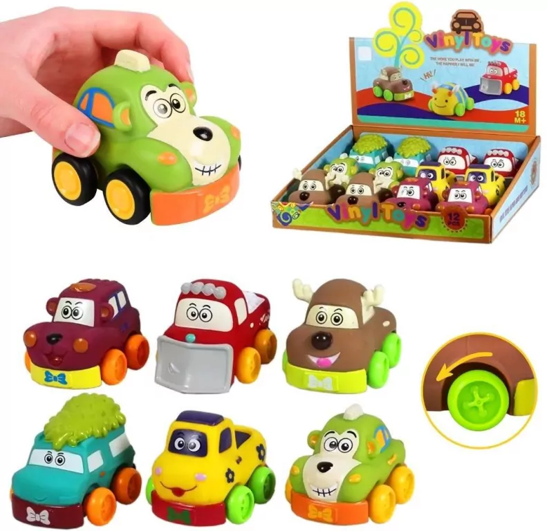 Auto miękkie dla malucha MIX - tantis.pl