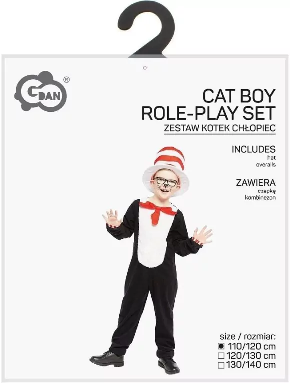 Strój dla dzieci Kotek chłopiec 110/120cm - tantis.pl