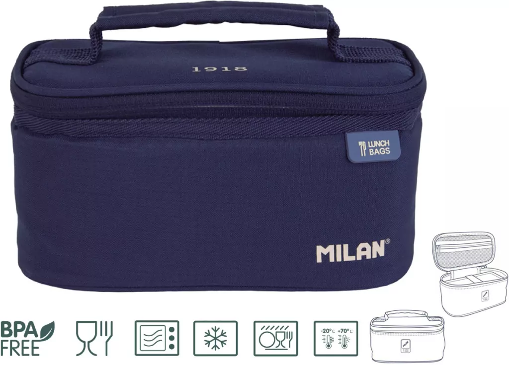 MILAN. Torba termiczna 1,5l + pojemnik na lunch - tantis.pl