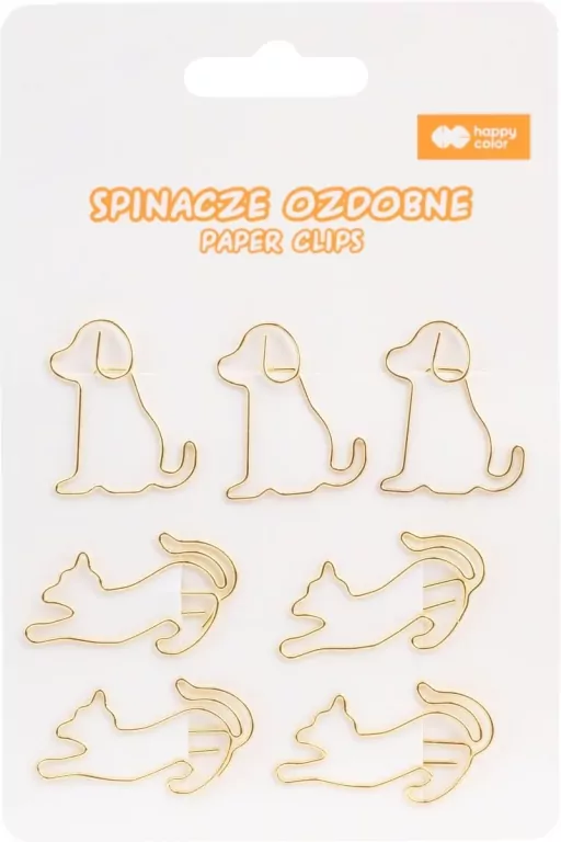 Spinacze ozdobne Cat&Dog HAPPY COLOR - tantis.pl