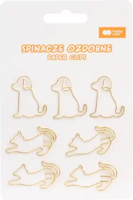 Spinacze ozdobne Cat&Dog HAPPY COLOR