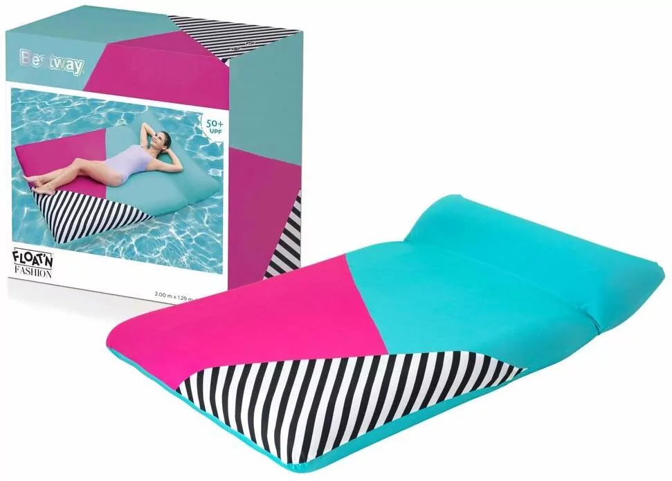 Dmuchany materac z pokrowcem 200x129cm - tantis.pl