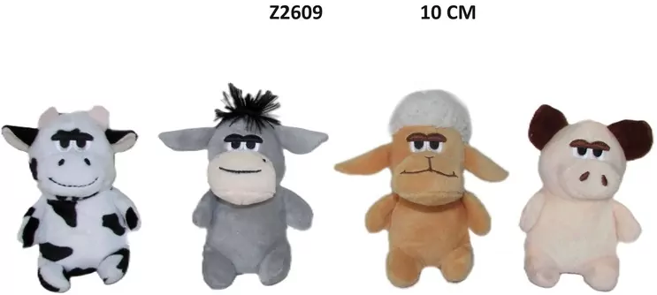 Brelok Zwierzęta 10 cm, mix - tantis.pl