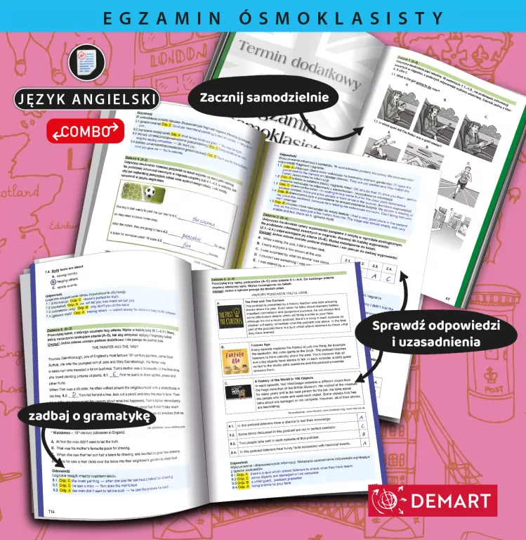 Arkusze egzaminacyjne J. angielski dla 8-klasisty - tantis.pl