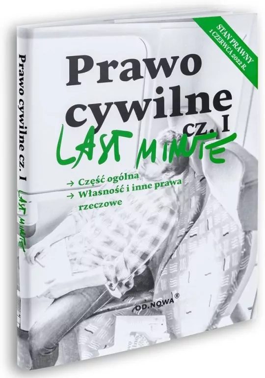 Last Minute. Prawo cywilne, część 1. 1.06.2022 - tantis.pl