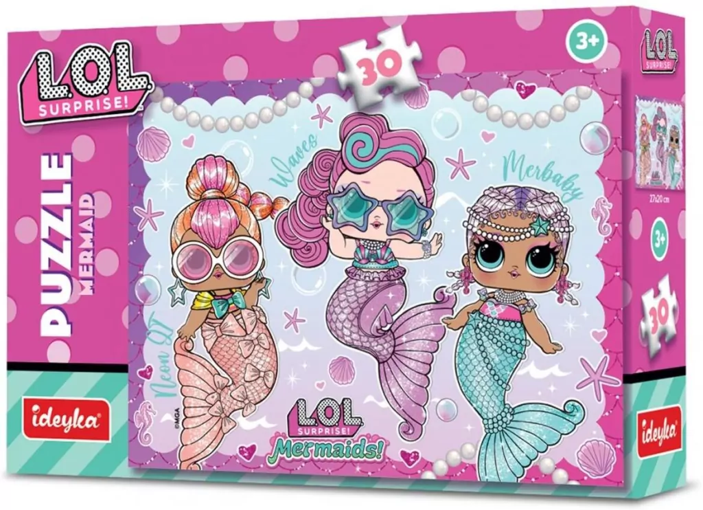 Puzzle 30 L.O.L. Surprise! Mermaid - tantis.pl