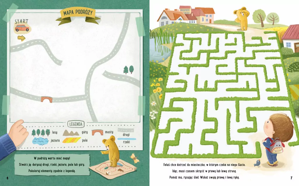 W podróży. Zabawy z Felusiem i Guciem - tantis.pl