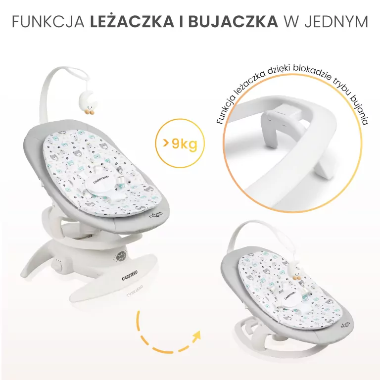 Caretero Bujaczek elektryczny Noco beige - tantis.pl