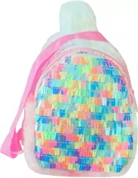 Torebka pluszowa cekiny