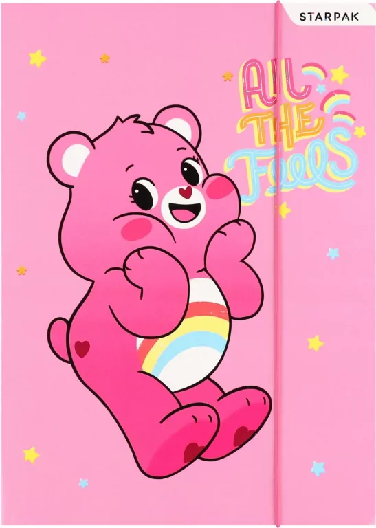 TECZKA Z GUMKA PAP A4 CARE BEARS MIX2 STK 10/100 - tantis.pl