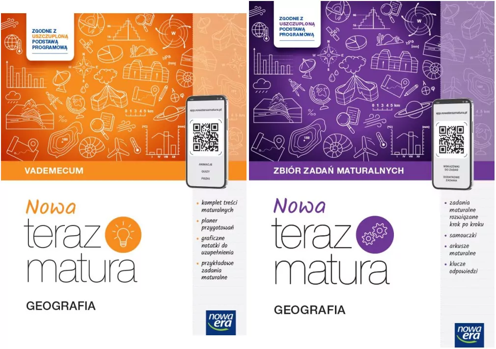 NOWA Teraz Matura. Geografia. Vademecum + Zbiór zadań NOWA ERA - tantis.pl