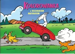 Kolorowanka z Koziołkiem Matołkiem. Autko