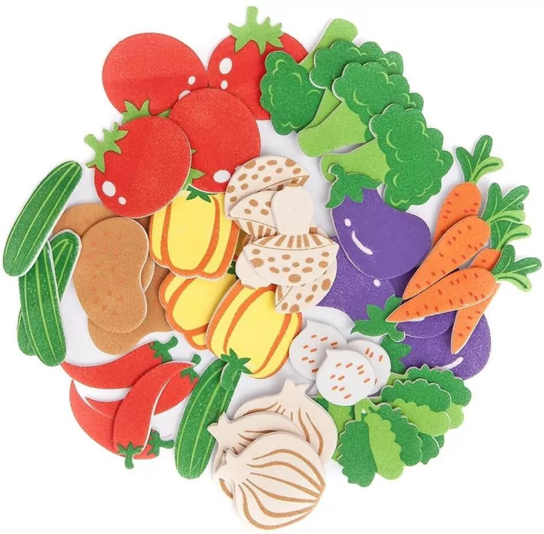 Naklejki z pianki. Warzywa - tantis.pl