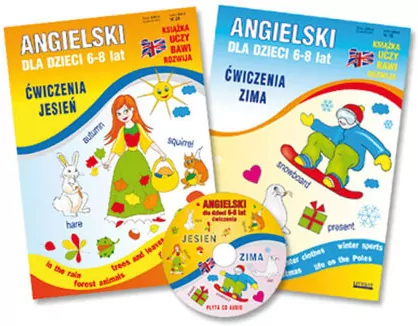 Pakiet: Angielski Dla Dzieci 6-8 Lat. Ćwiczenia. Jesień/Zima - tantis.pl