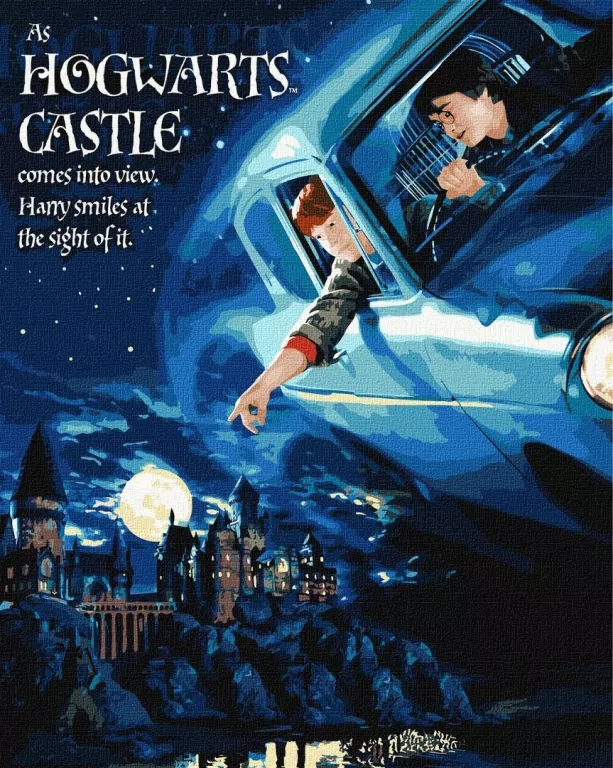 Malowanie po numerach -Harry Potter lot samochodem - tantis.pl