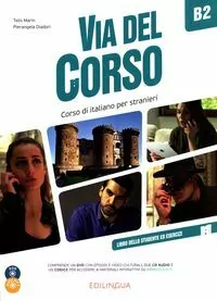 Via del Corso B2 podręcznik + ćwiczenia + 2 CD - tantis.pl