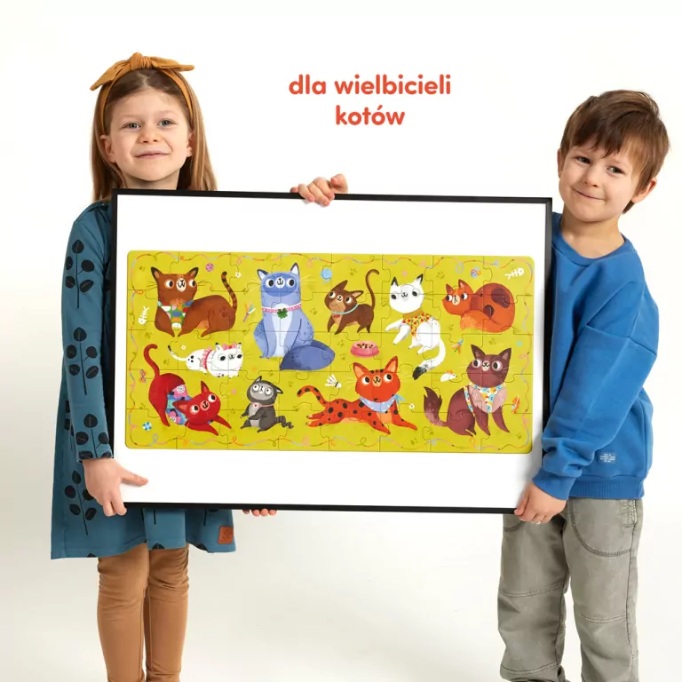 CzuCzu. Puzzle Miau Kotki. 3+ - tantis.pl