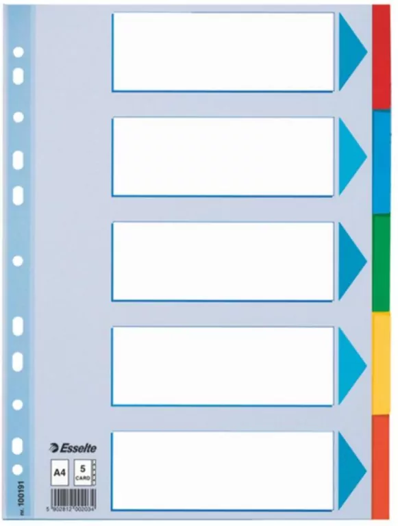 Przekładka A4, 5 kartek - tantis.pl