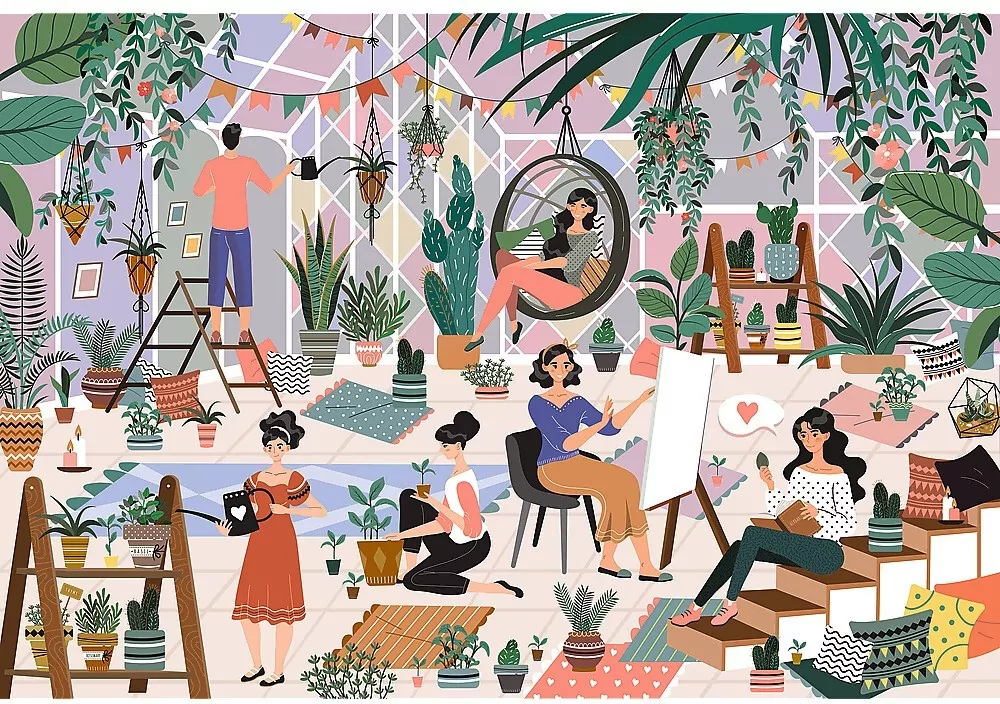 Puzzle 1500. Everyday Joy. Botanic Vibes - tantis.pl