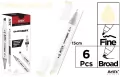 Marker Chromax z 2 końcówk. yellow 141 (6szt) - tantis.pl