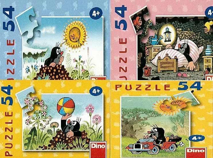 Puzzle 54 mini Krecik i przyjaciele MIX - tantis.pl