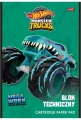 Blok techniczny biały A4 10k Hot Wheels p10 1 szt - tantis.pl