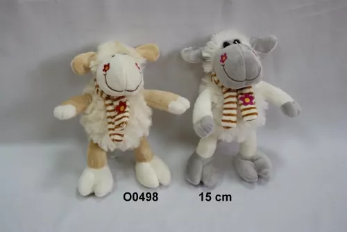 Owieczka brązowa z szalikiem 20cm - tantis.pl