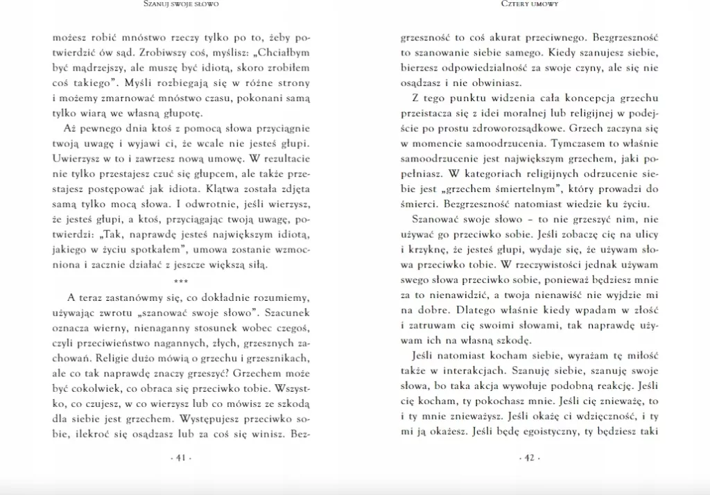 Cztery umowy. Droga do wolności osobistej - tantis.pl