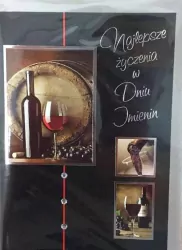 Karnet imieniny B6 Premium 57 + koperta