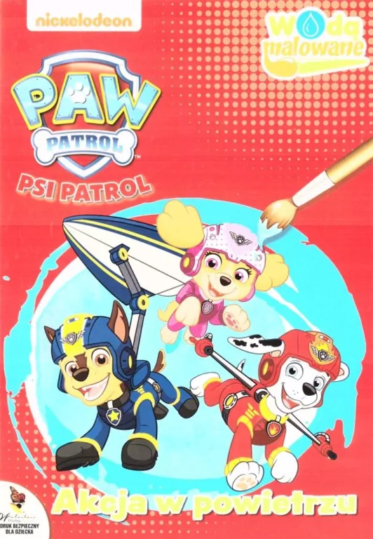 Akcja w powietrzu. Psi Patrol. Wodą malowane, część 11 - tantis.pl