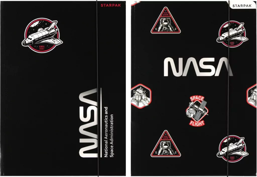Teczka z gumką A4 Nasa mix - tantis.pl