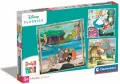 Clementoni. Puzzle 3x48. Super Kolor. Disney Classic - tantis.pl