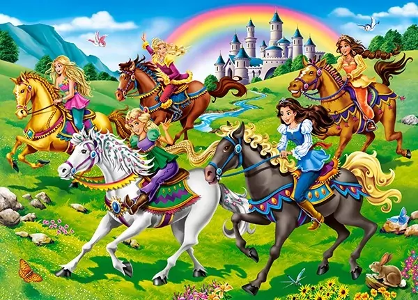 Castorland. Puzzle 260. Princess Horse Ride - tantis.pl