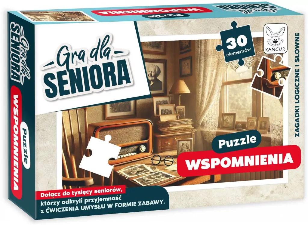 Gra dla Seniora. Puzzle Wspomnienia - tantis.pl