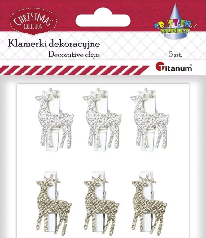 Klamerki drewniane Renifer - tantis.pl