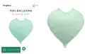 Balon foliowy Serce 45cm zieleń - tantis.pl