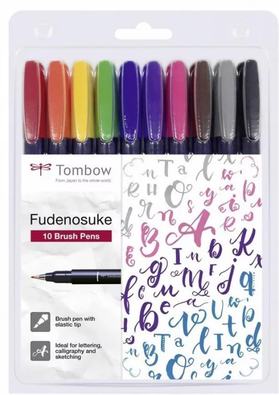 Flamastry Fudenosuke. 10 kolorów - tantis.pl